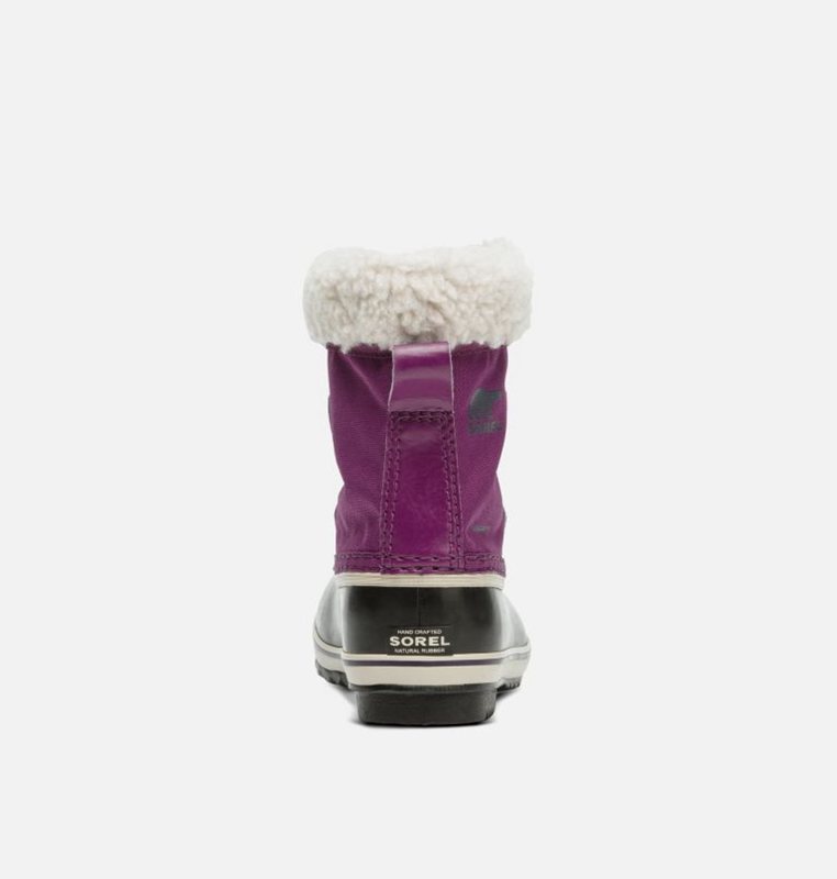 Kids Snow Boots Purple/Black - Sorel Childrens Yoot Pac™ Nylon - 497-QPLGNM